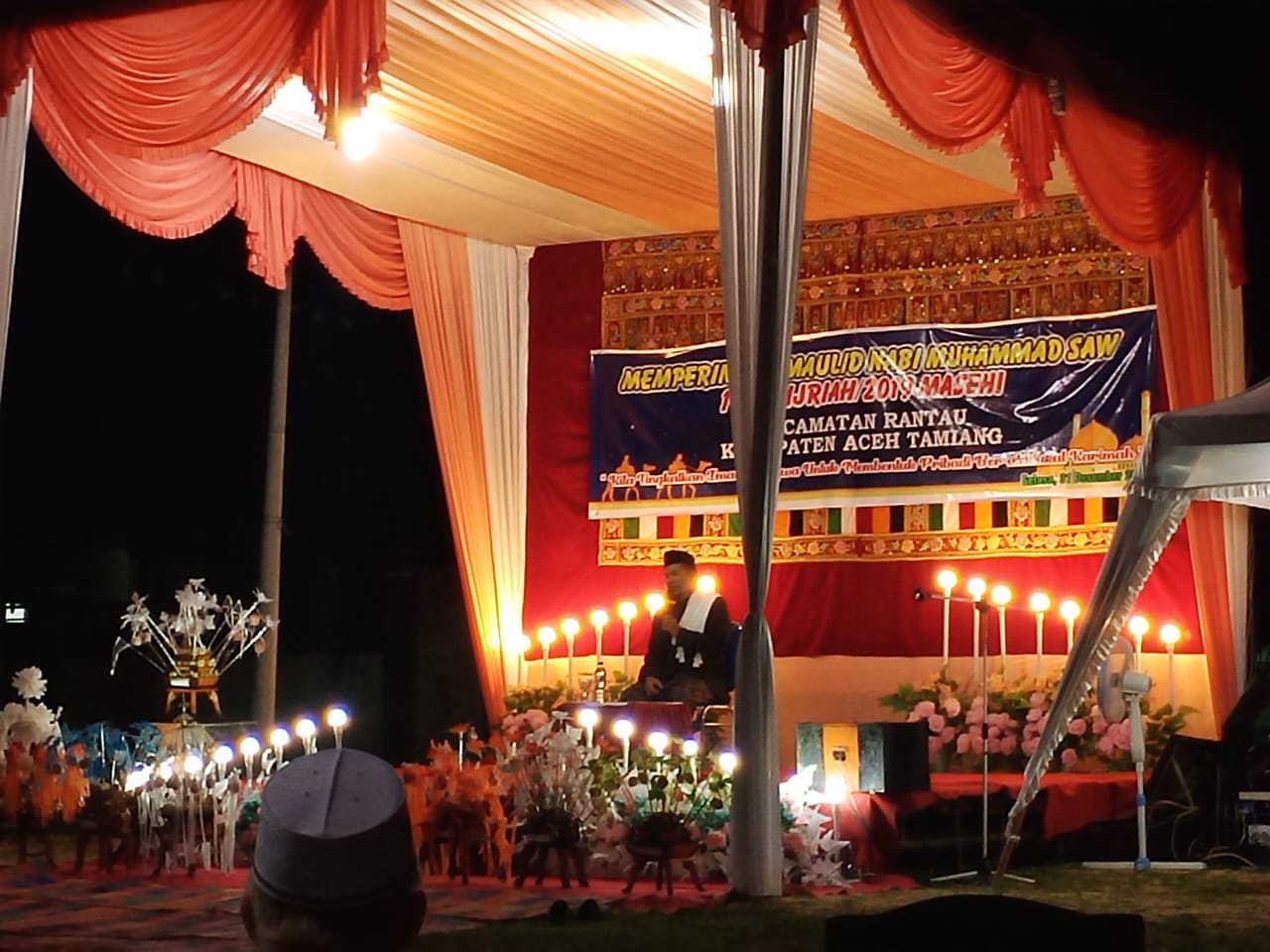 Pemerintah Kecamatan Rantau Memperingati Maulid Nabi Muhammad SAW 1441 H Pada Malam Tahun Baru Masehi